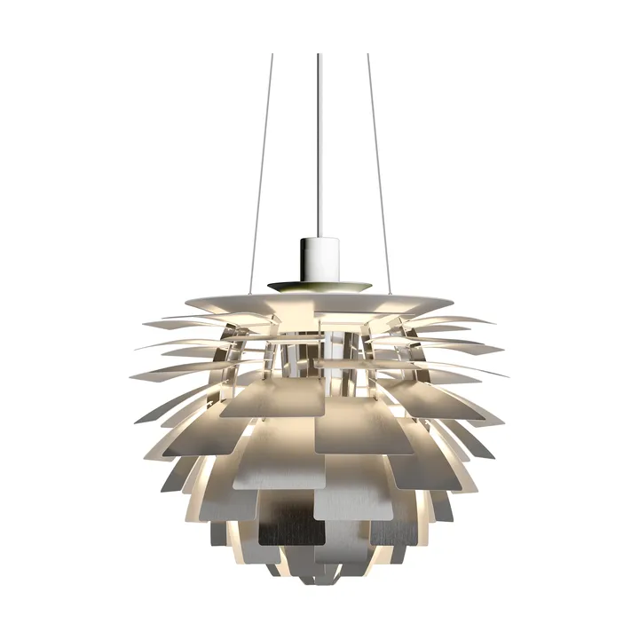 PH Artichoke pendant lamp LED - Brushed steel, Ø48 cm - Louis Poulsen