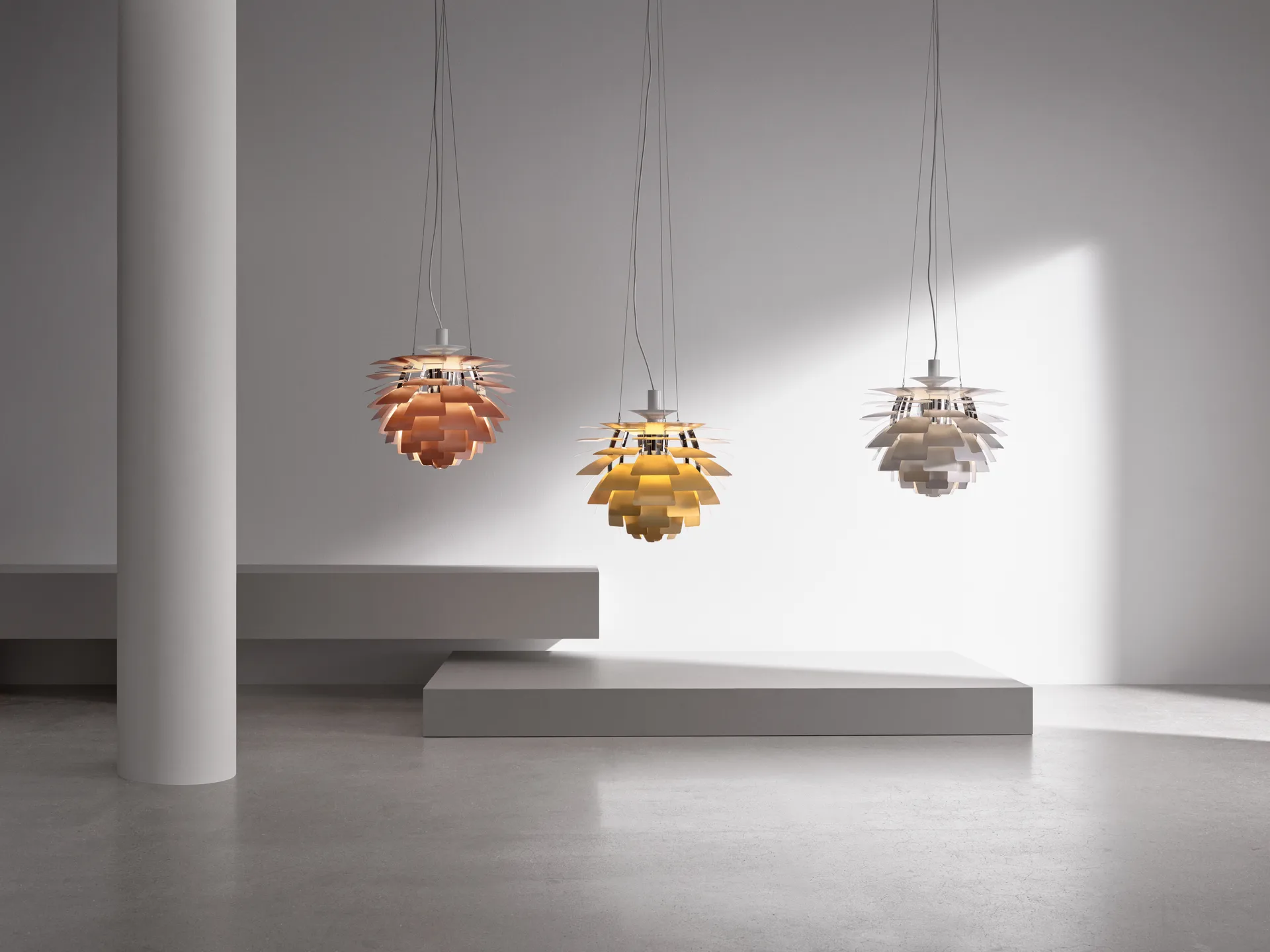 PH Artichoke pendant lamp LED, Copper, Ø48 cm Louis Poulsen