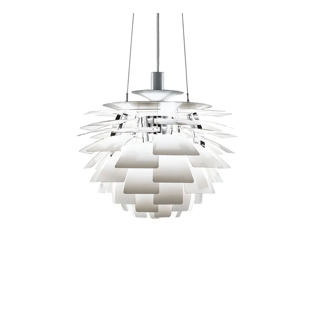 Louis Poulsen PH Artichoke pendant lamp LED White, Ø48 cm