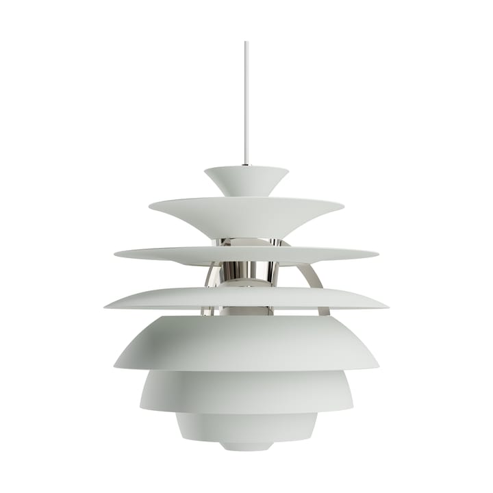 PH Snowball pendant lamp - Dusty green-chrome - Louis Poulsen