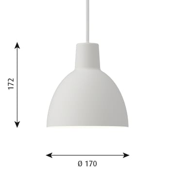 Toldbod 170 pendant lamp - White - Louis Poulsen