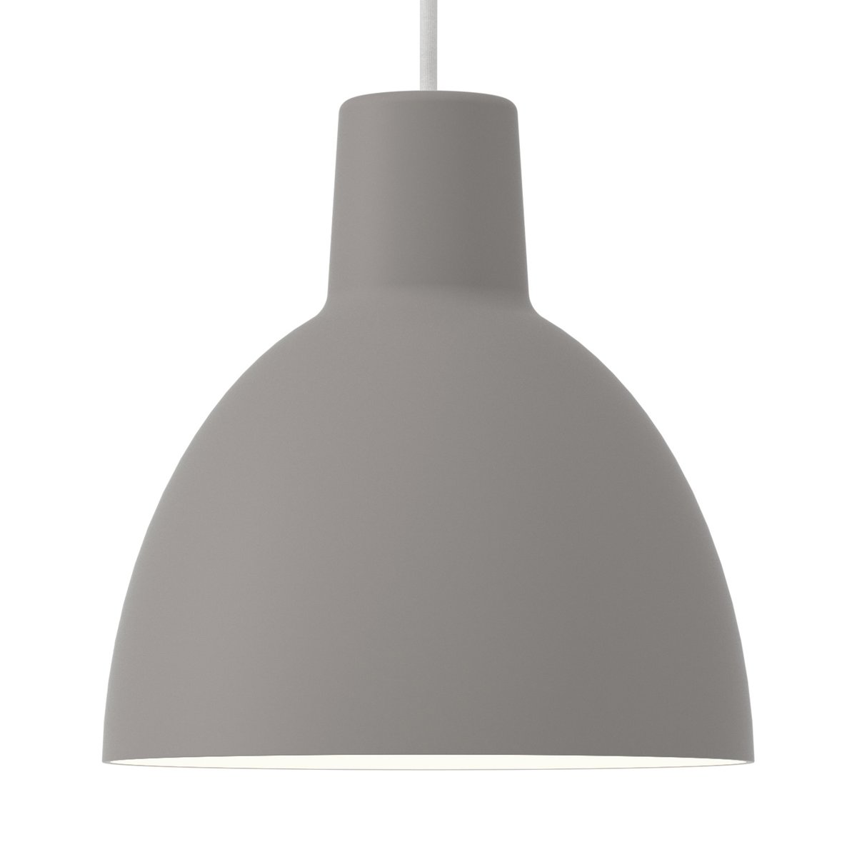 Louis Poulsen Toldbod 250 pendant lamp Light grey | Scandinavian Design | Pendant lamps | Grey