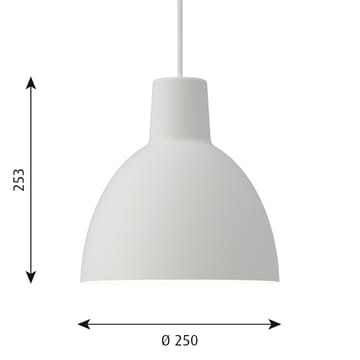 Toldbod 250 pendant lamp - White - Louis Poulsen