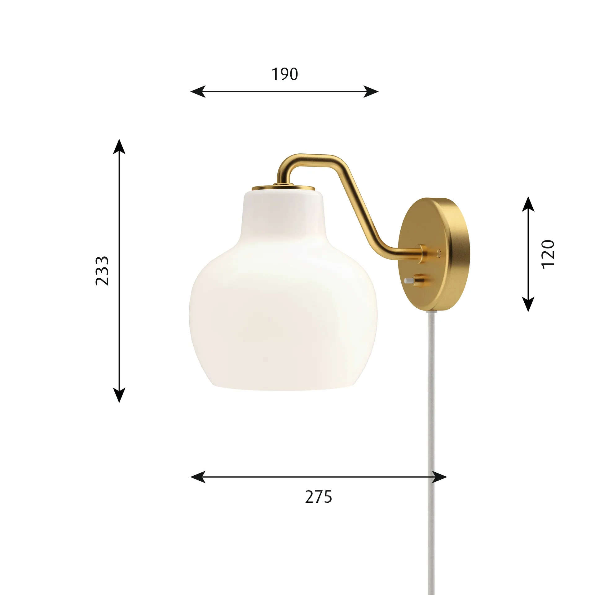 VL Ring Crown wall lamp, 1 Louis Poulsen