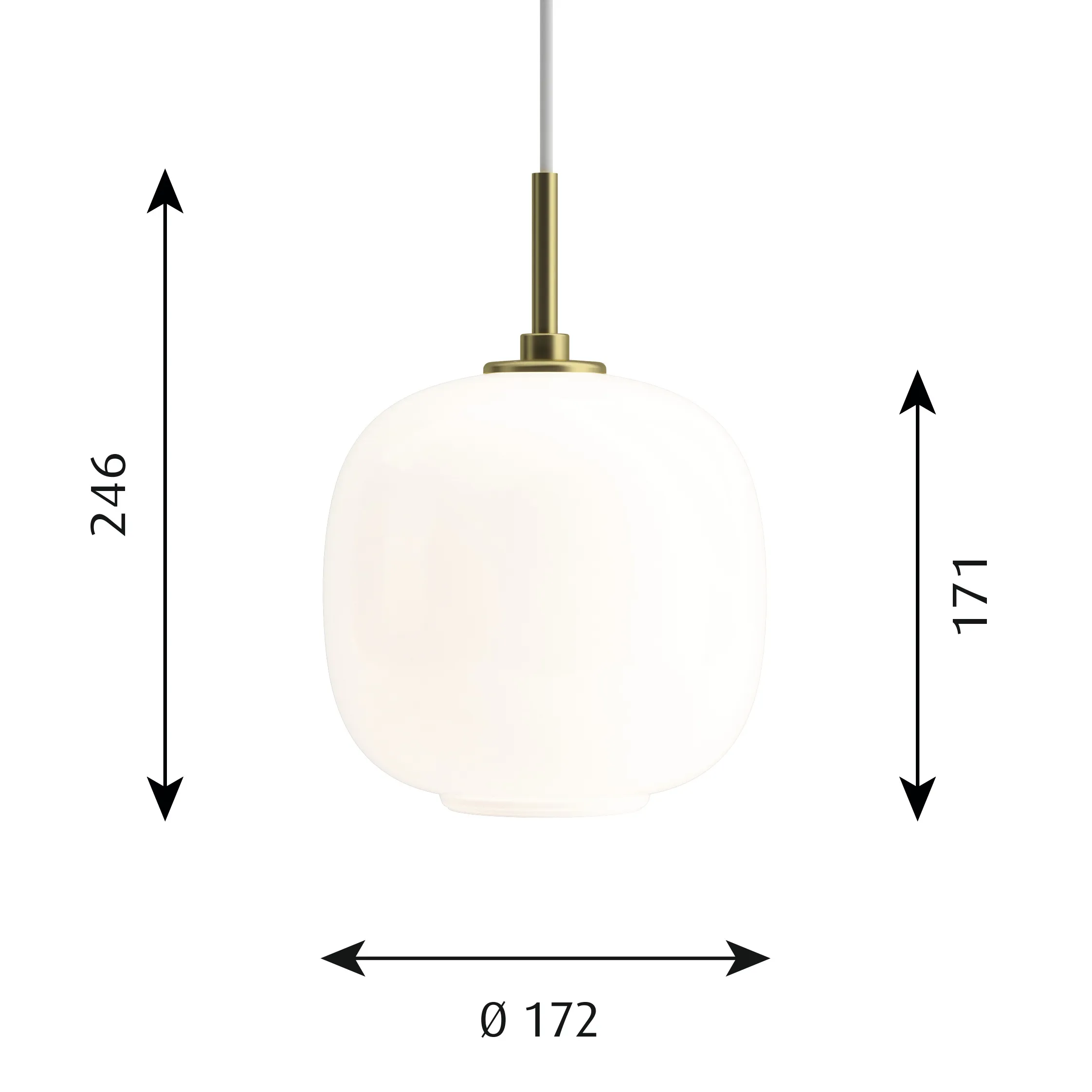 VL45 Radiohus pendant lamp Ø17.5 cm from Louis Poulsen