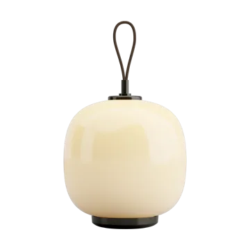 VL45 Radiohus portable lamp Ø17,5 cm - Brass-pale yellow glass - Louis Poulsen