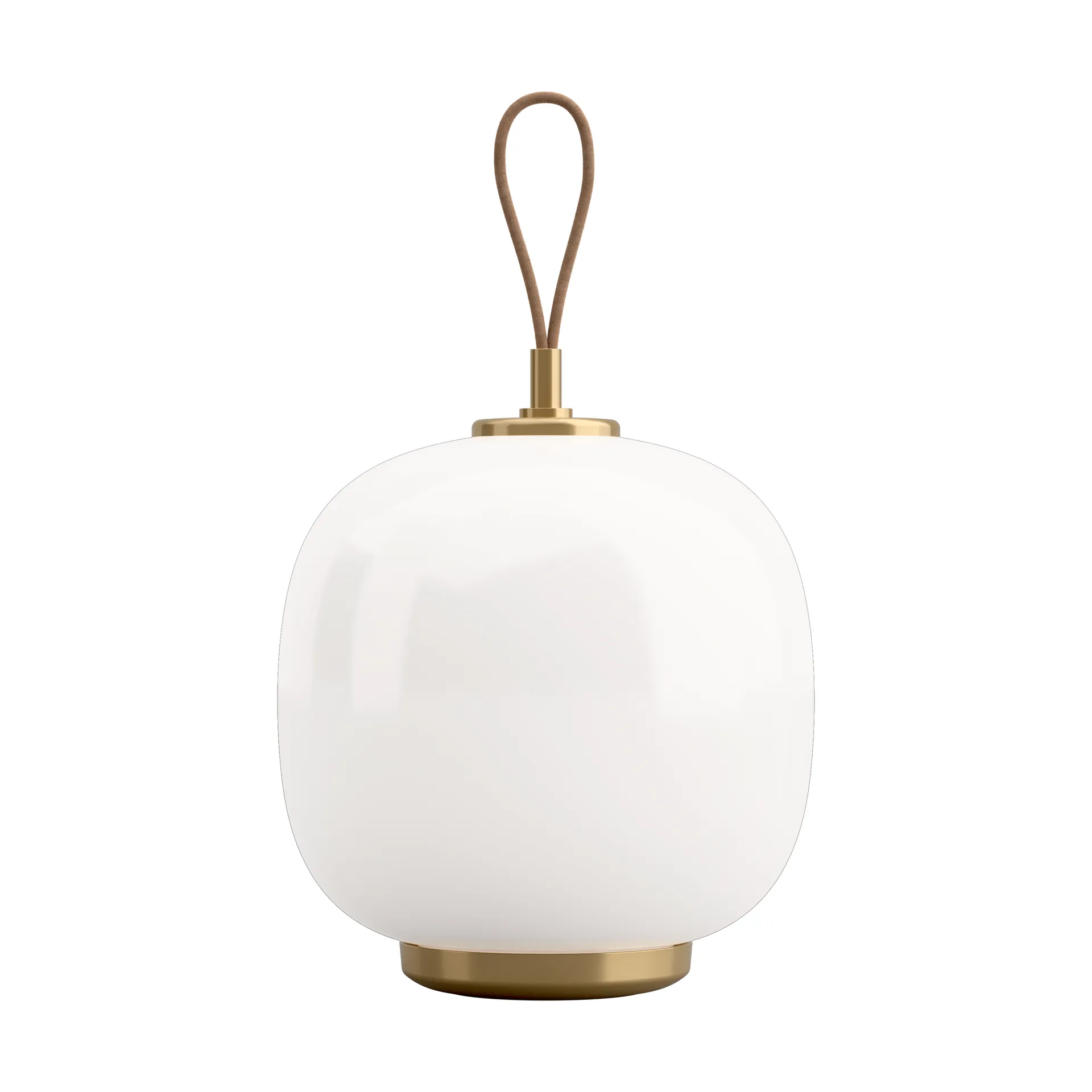 VL45 Radiohus portable lamp Ø17,5 cm, Brass-white opal glass Louis Poulsen