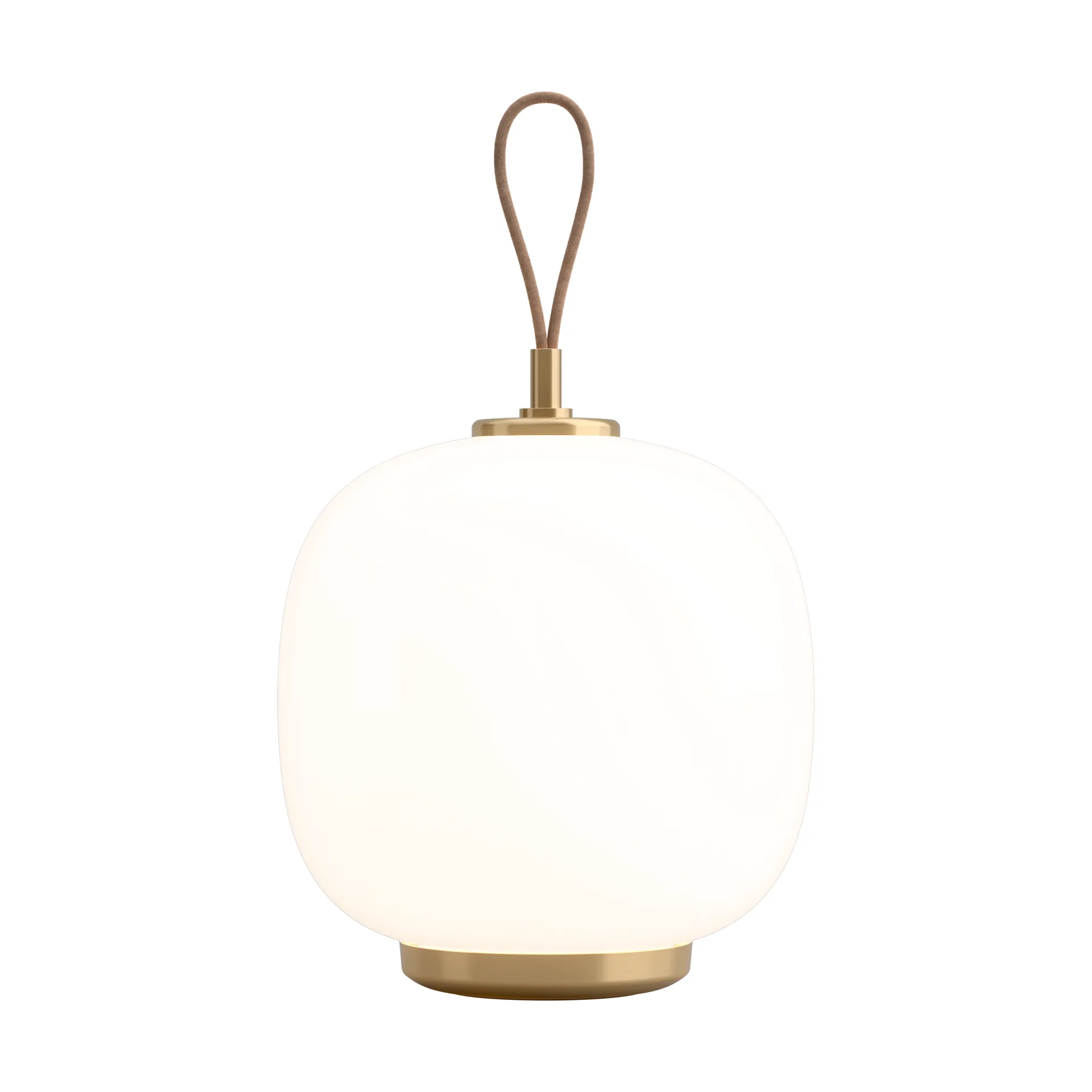 VL45 Radiohus portable lamp Ø17,5 cm, Brass-white opal glass Louis Poulsen