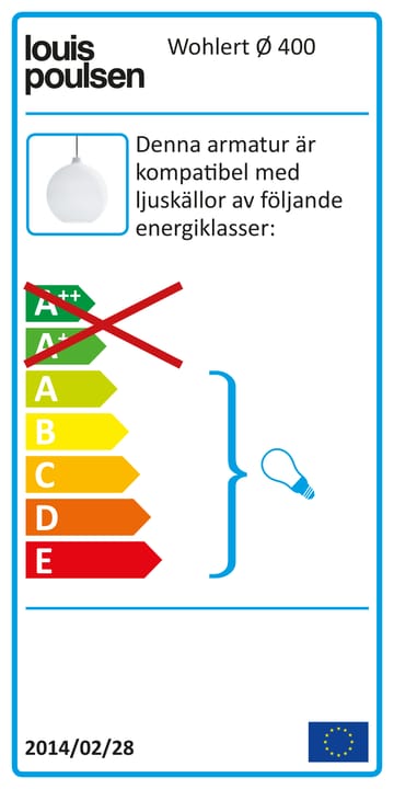 Wohlert pendant lamp Ø40 cm - White opal glass - Louis Poulsen