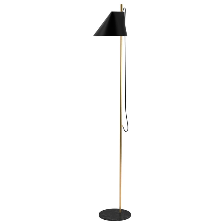 Yuh floor lamp - Black-brass - Louis Poulsen