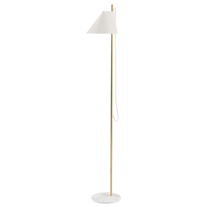 Yuh floor lamp - White-brass - Louis Poulsen