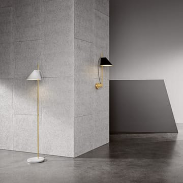 Yuh floor lamp - White-brass - Louis Poulsen