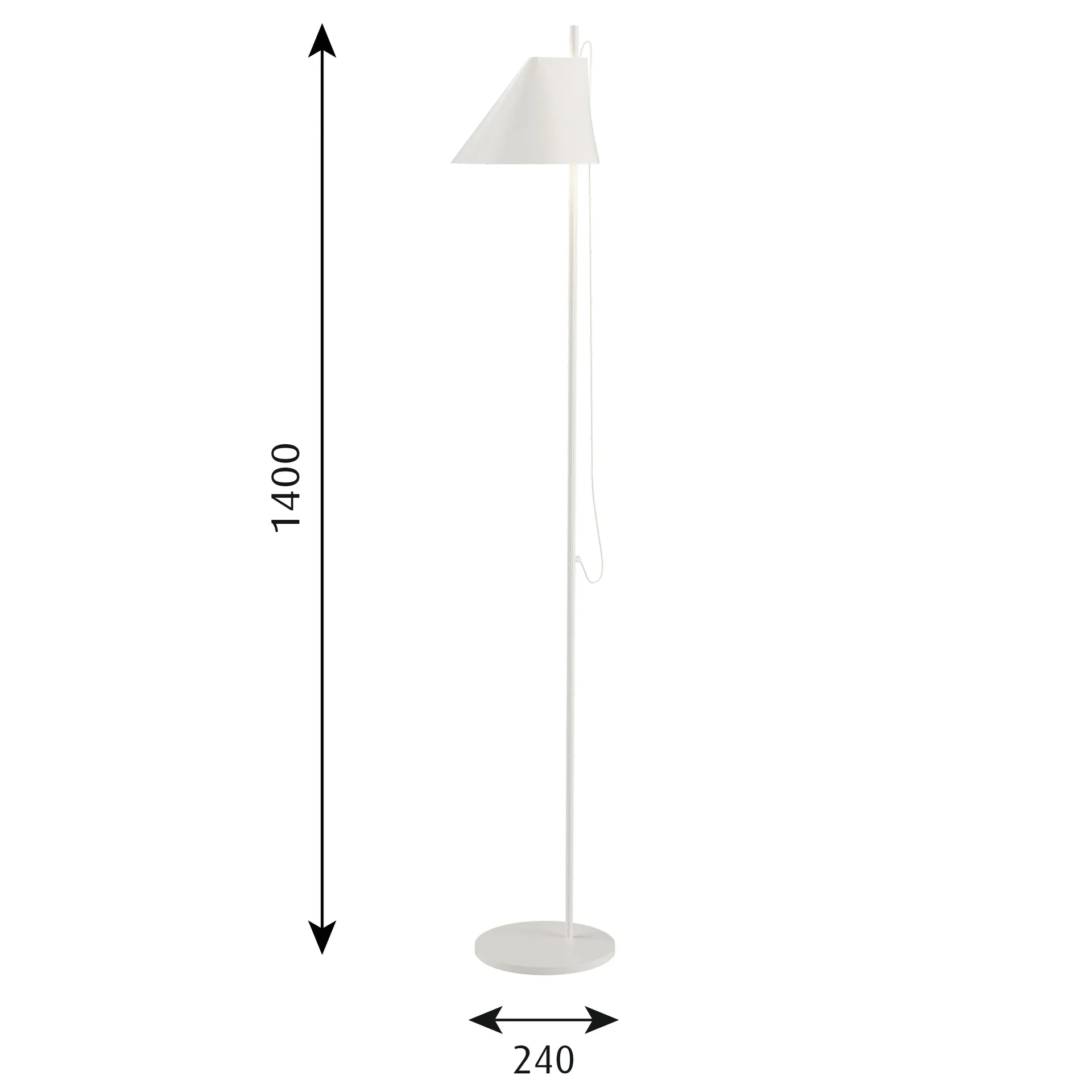 Yuh floor lamp, White Louis Poulsen