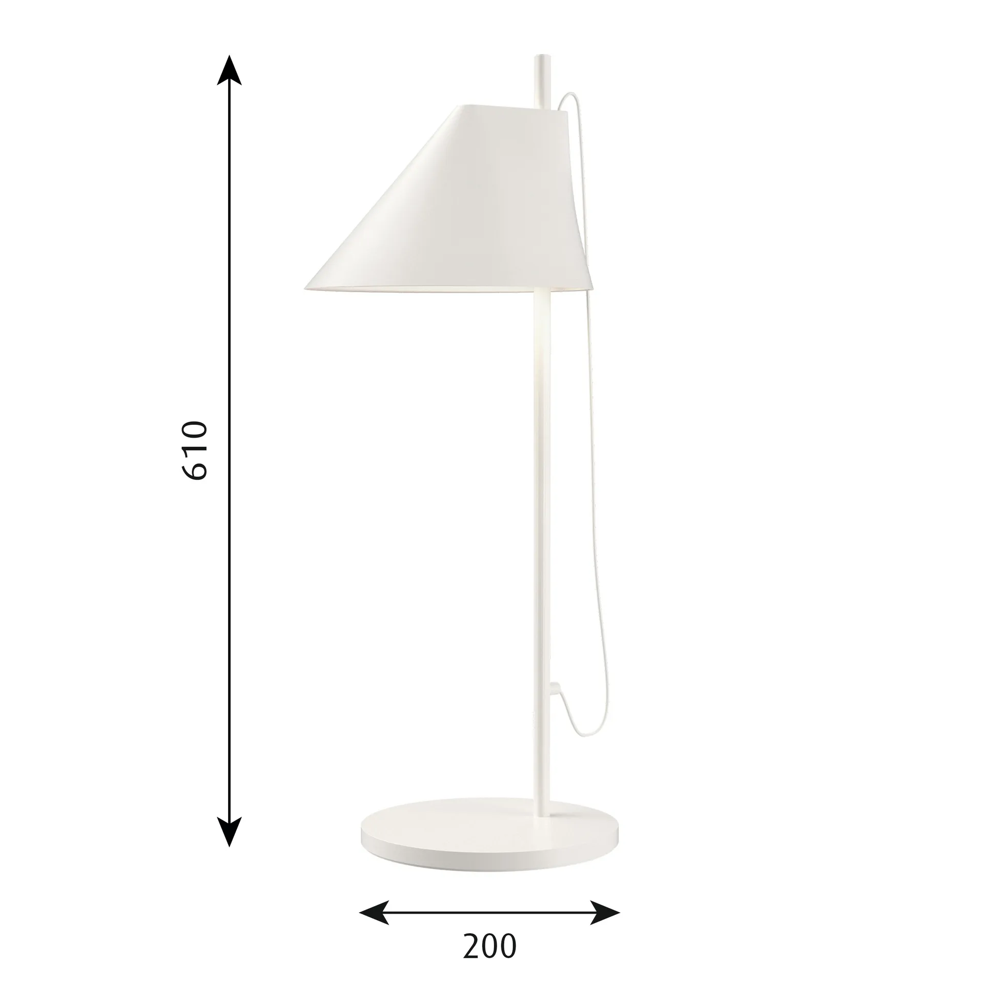 Yuh table lamp, White Louis Poulsen