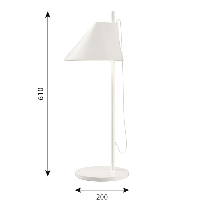 Yuh table lamp, White Louis Poulsen
