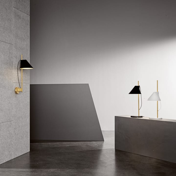 Yuh wall lamp - Black-brass - Louis Poulsen