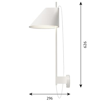 Yuh wall lamp - White - Louis Poulsen