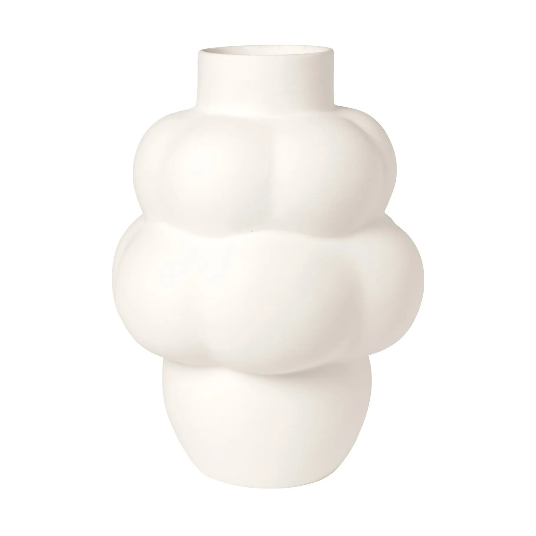 Balloon 04 vase ceramic, raw white Louise Roe