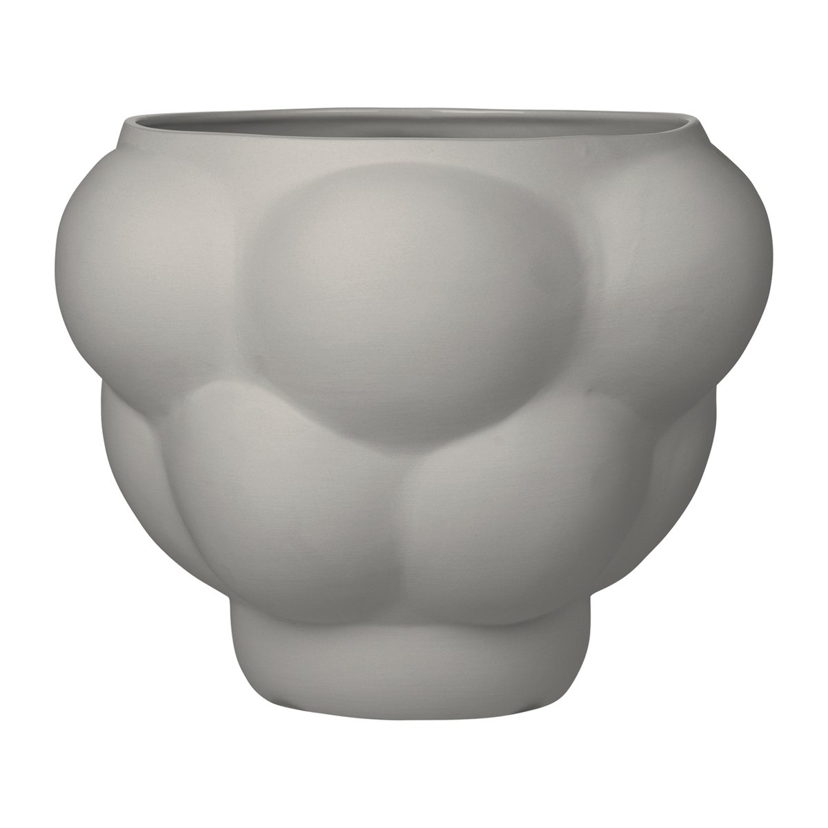 Louise Roe Balloon 05 bowl- pot h24 cm o32 cm Sanded Grey