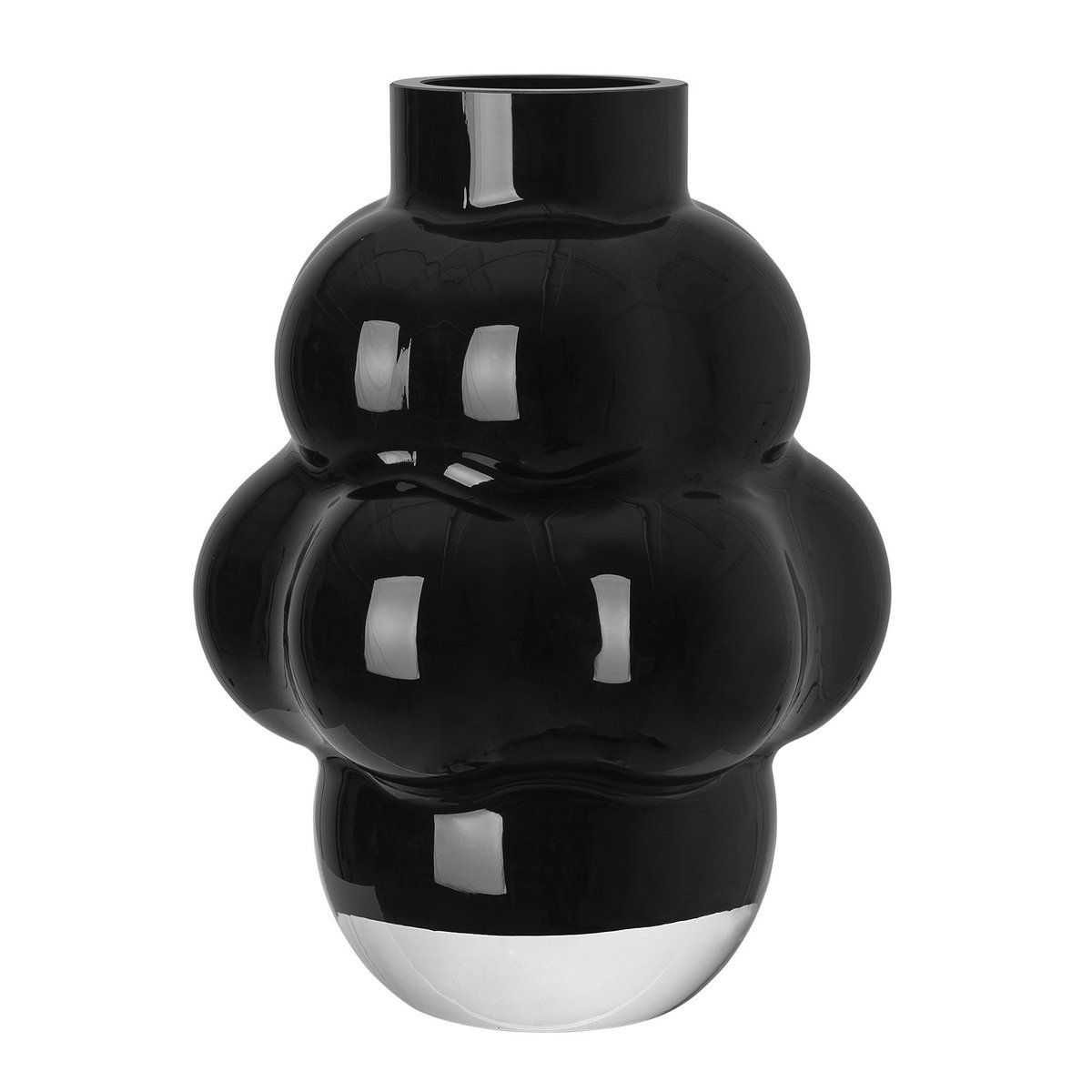 Louise Roe Balloon vase 04 32 cm black | Scandinavian Design | Vases | Black