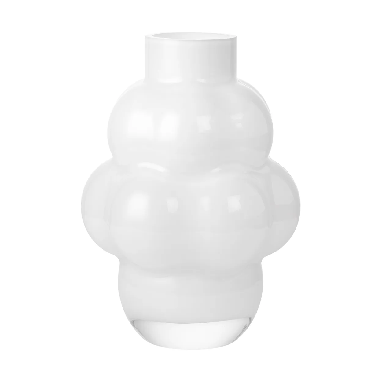 Louise Roe Balloon vase 04 32 cm Opal White | Scandinavian Design | Vases | White