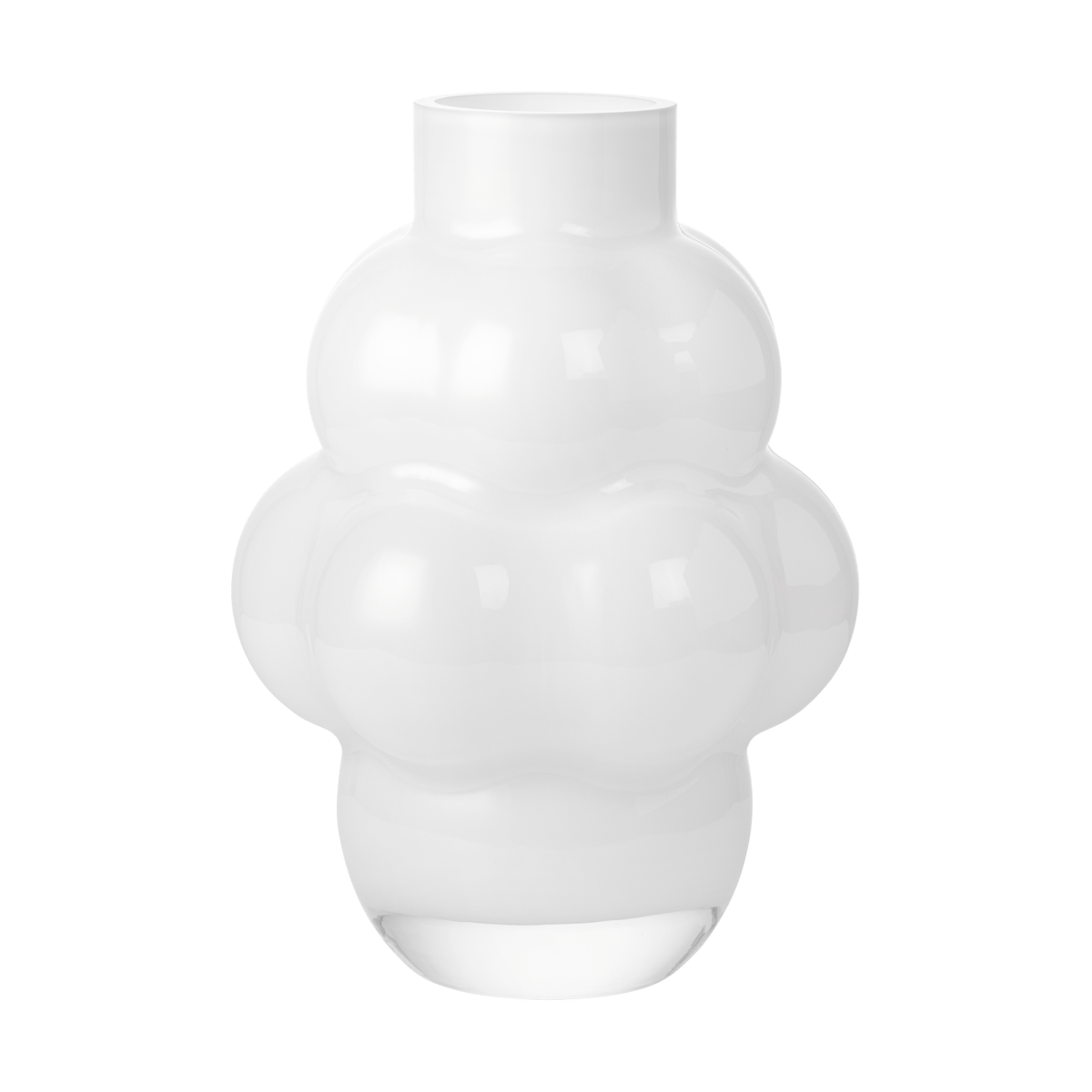 Louise Roe Balloon vase 04 32 cm Opal White | Scandinavian Design | Vases | White