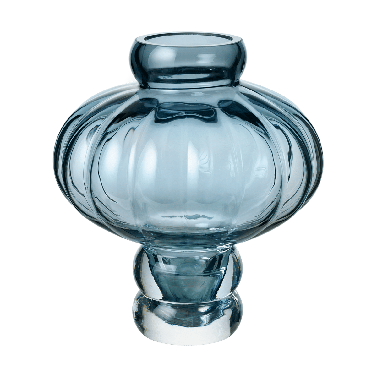 Louise Roe Balloon vase 20 cm Blue | Scandinavian Design | Vases | Blue