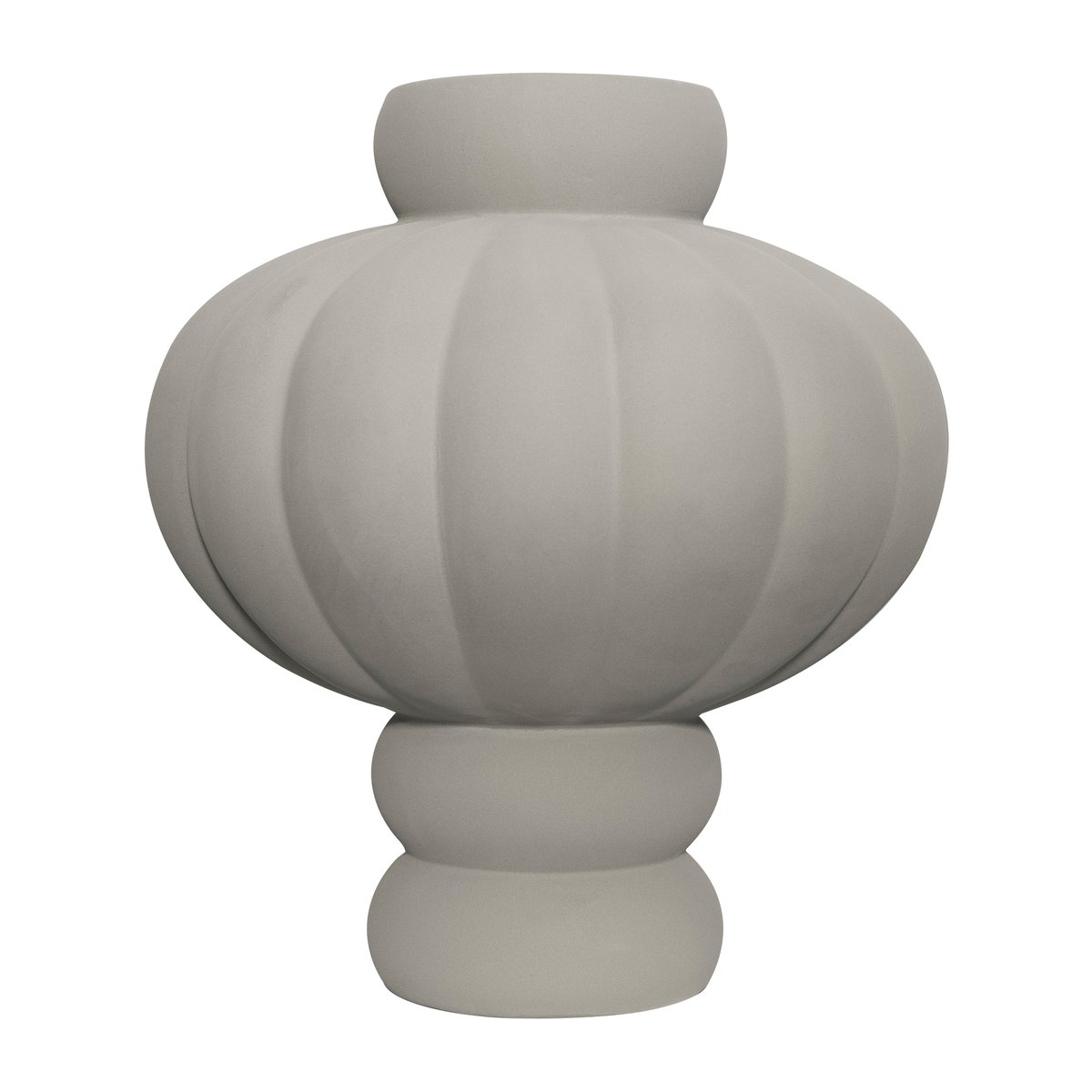 Louise Roe Balloon vase 40 cm Sanded Grey | Scandinavian Design | Vases | Grey