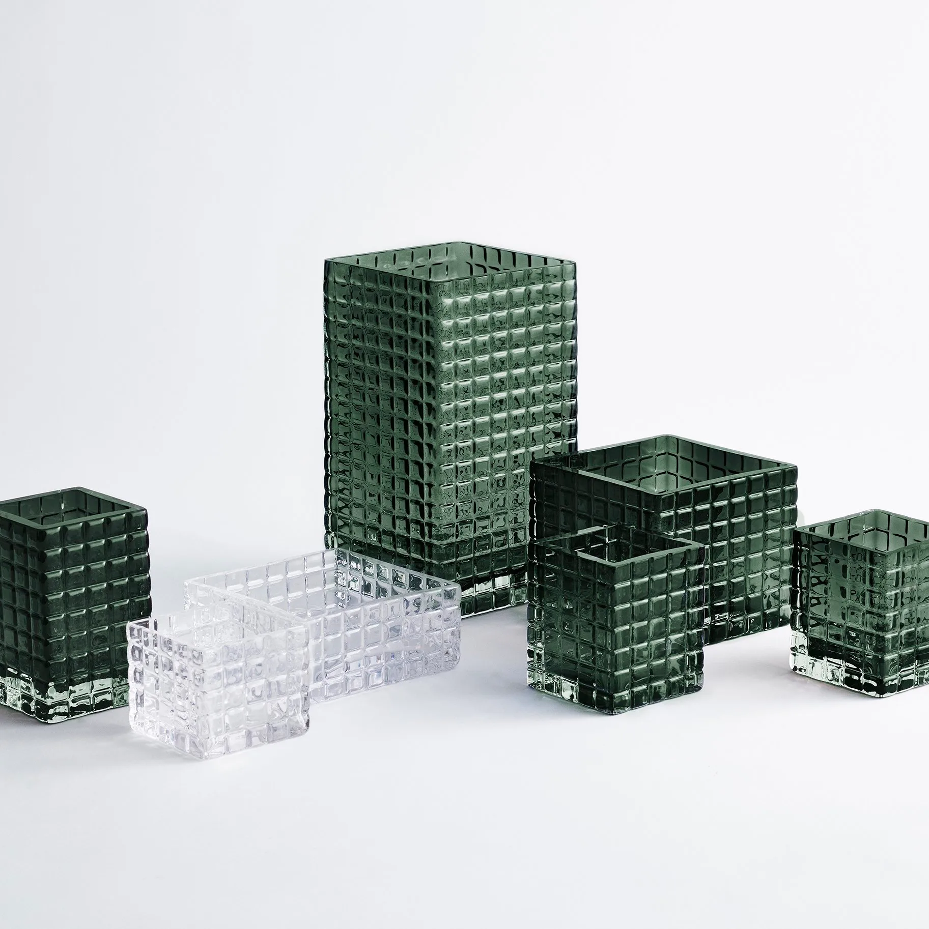 City lights 1 candle holder, clear Louise Roe