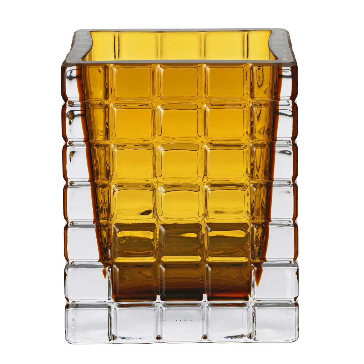 Louise Roe City lights 2 candle holder Amber | Scandinavian Design | Tea light holders, lanterns & candle dishes | Yellow