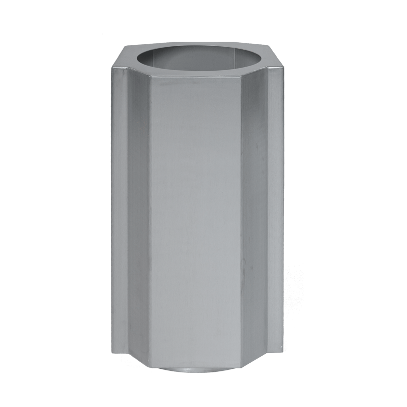 Louise Roe Funki pot S 36 cm Brushed Aluminium