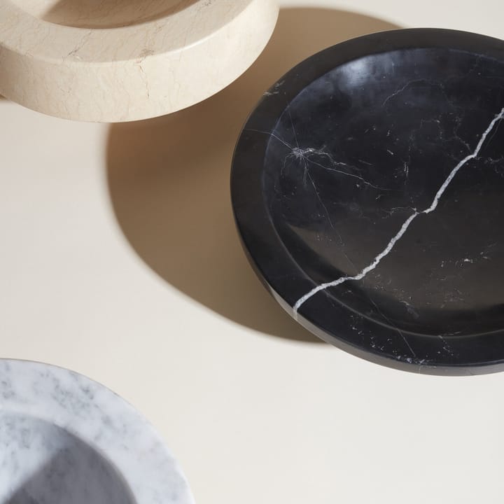 Gallery tray 33 cm - black marble - Louise Roe