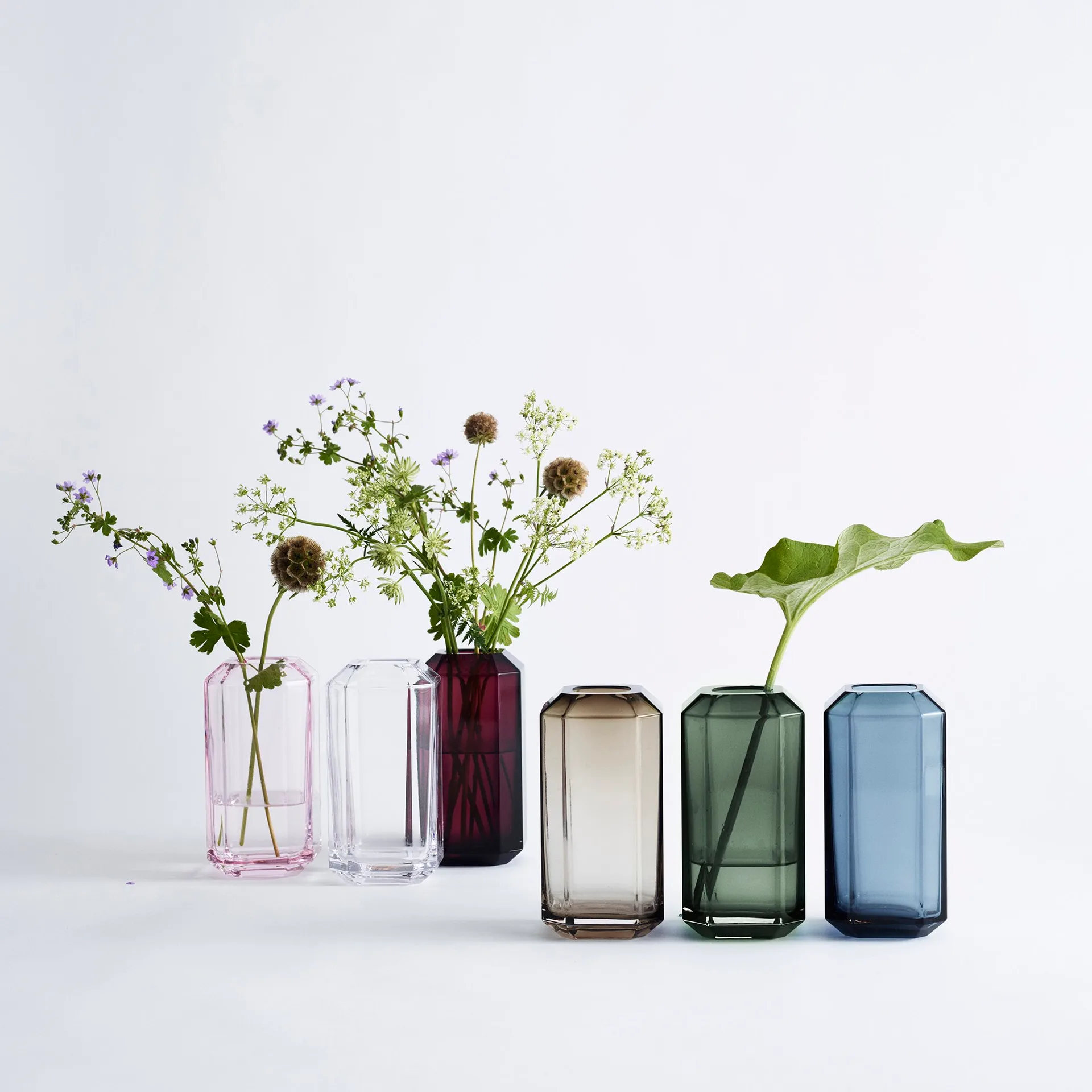 Jewel vase small, clear Louise Roe