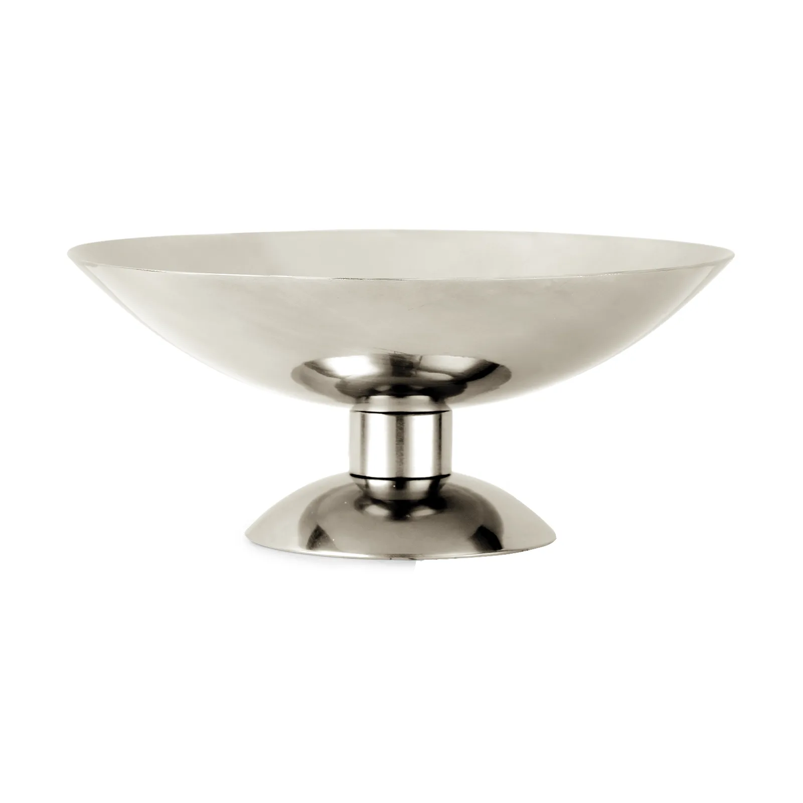 Metal champagne coupe low, Stainless steel Louise Roe