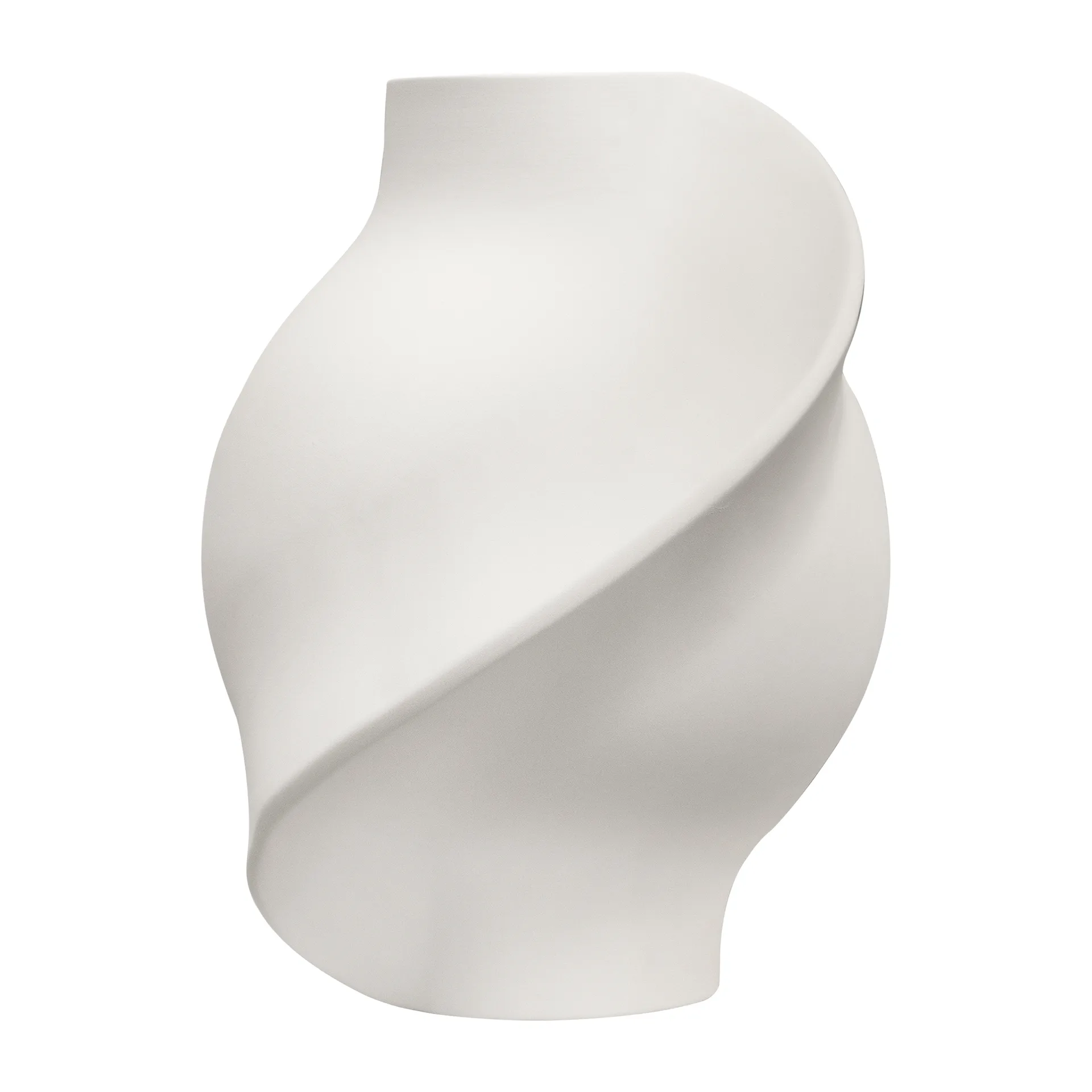 Pirout vase 02 42 cm, Raw White Louise Roe