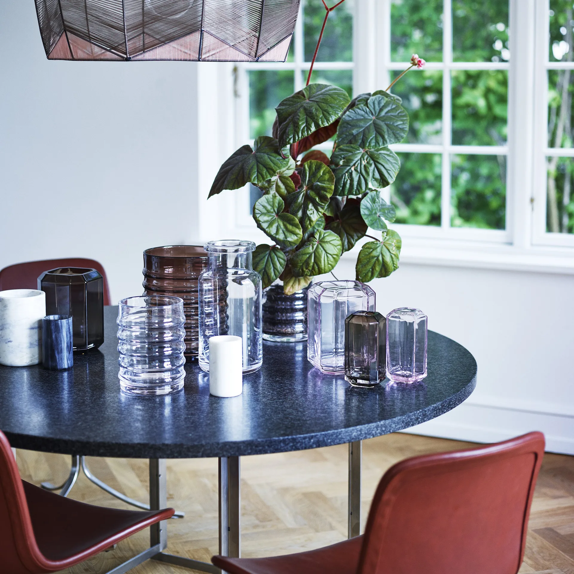 Willy vase Ø15x19.5 cm, Clear Louise Roe