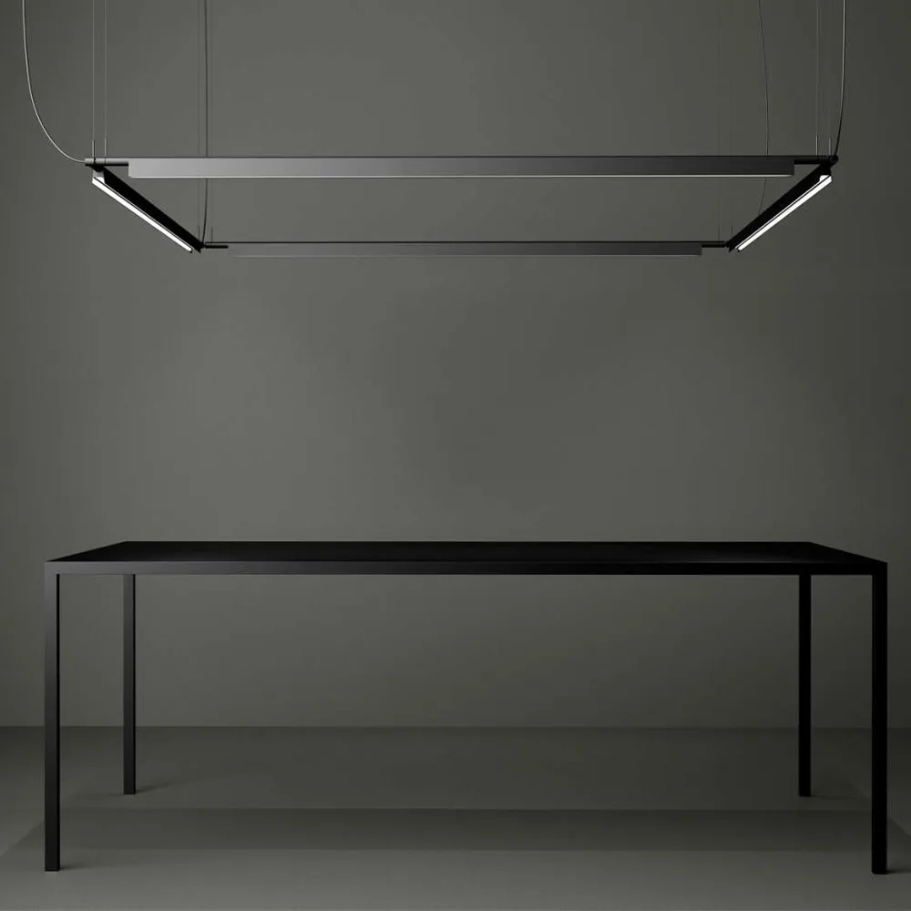 Compendium pendant lamp, Black, incl. phase dimmer Luceplan