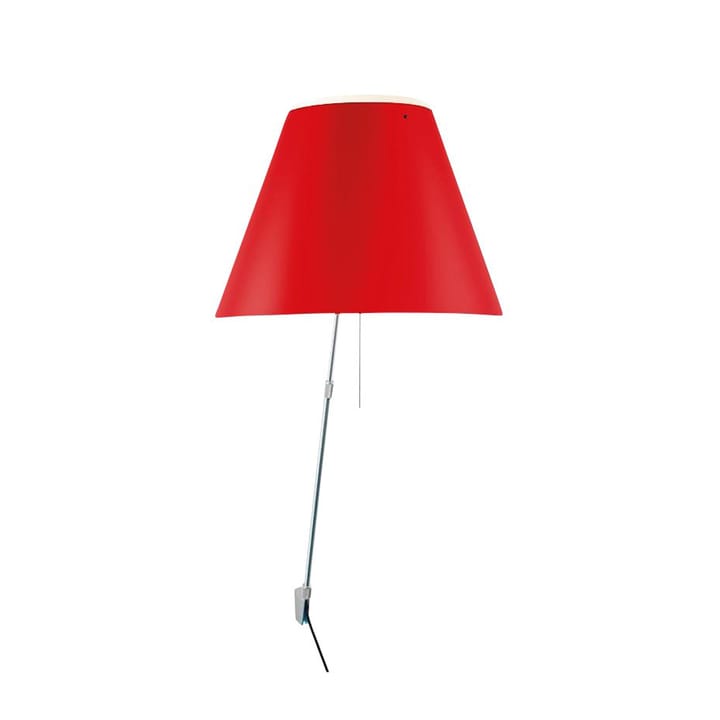 Costanza D13 a wall lamp - Primary red - Luceplan