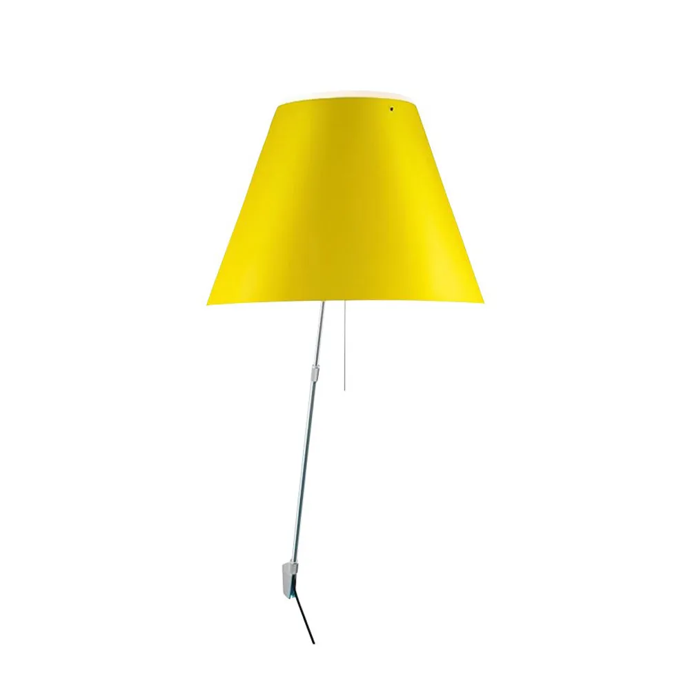 Costanza D13 a wall lamp, Smart yellow Luceplan
