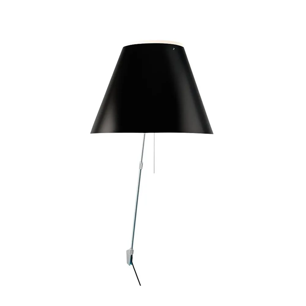 Costanza D13 a.i.f wall lamp, Liquorice Luceplan