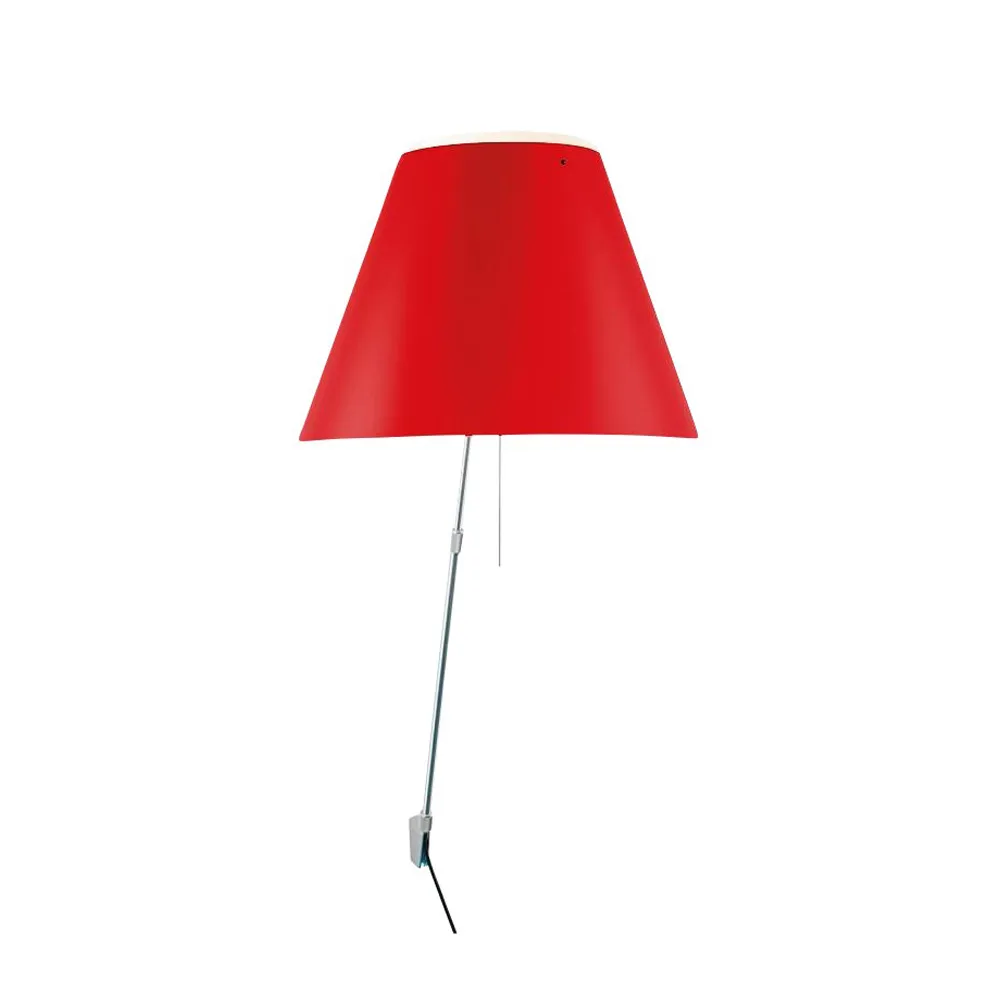 Costanza D13 a.i.f wall lamp, Primary red Luceplan