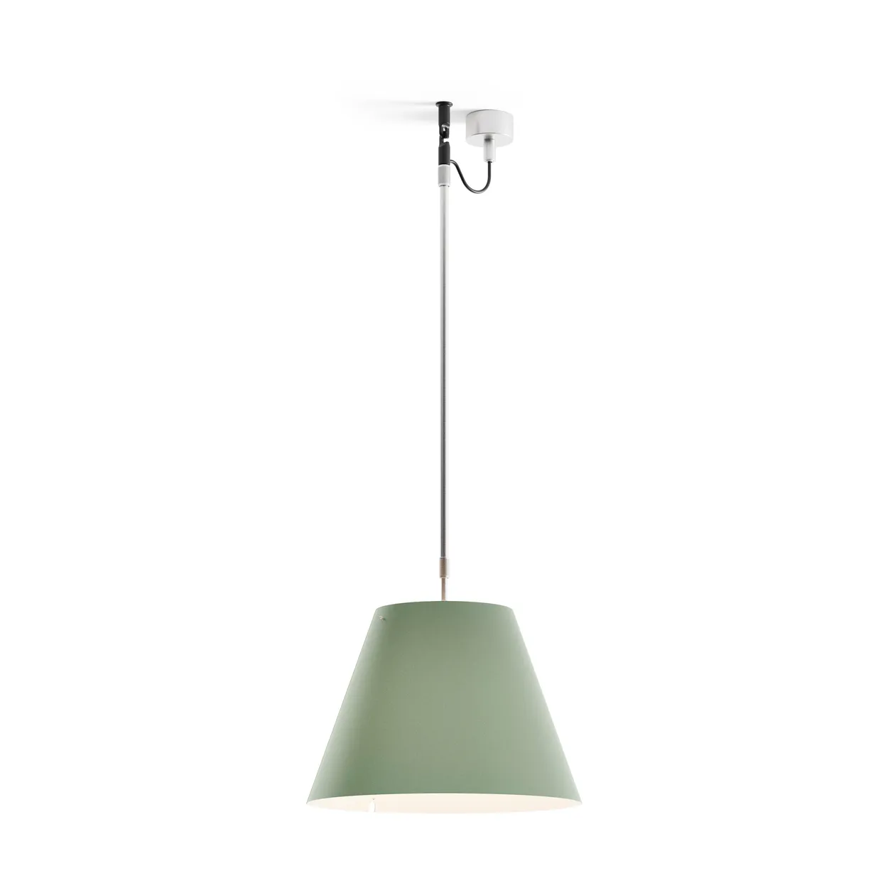Luceplan Costanza D13 s pendant lamp Comfort green | Scandinavian Design | Pendant lamps | Green
