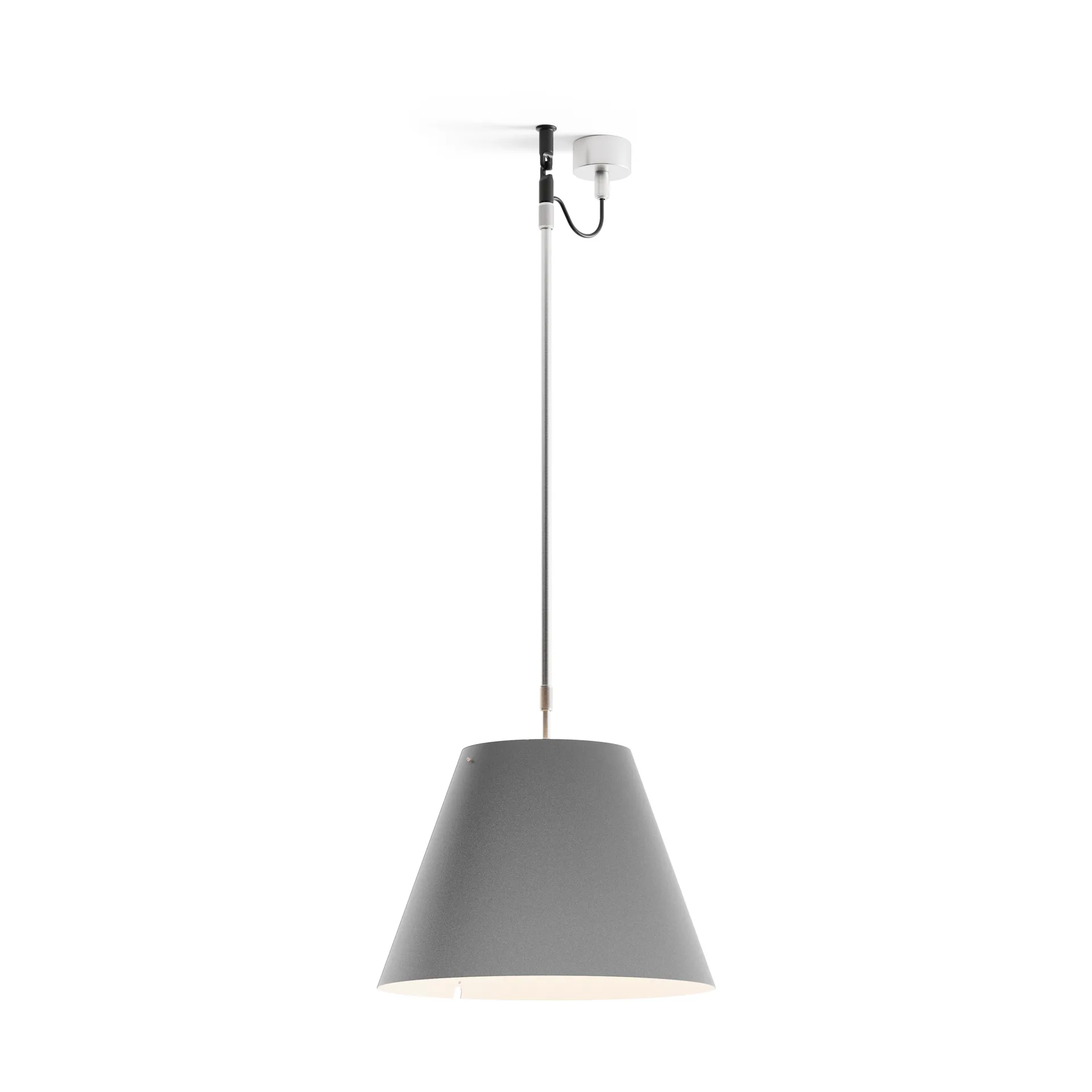 Costanza D13 s pendant lamp, Concrete Luceplan