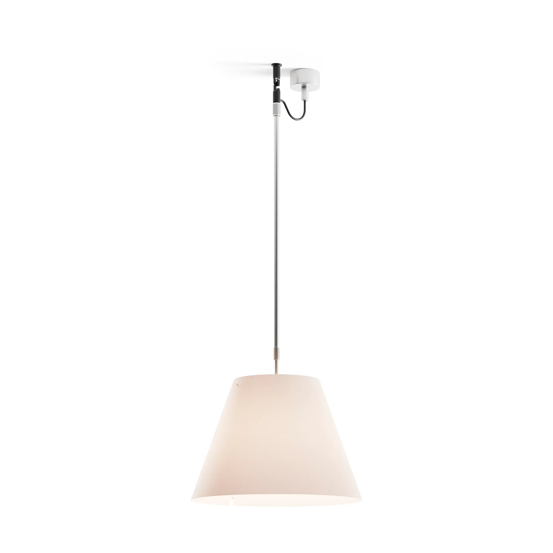 Costanza D13 s pendant lamp, Mistic white Luceplan
