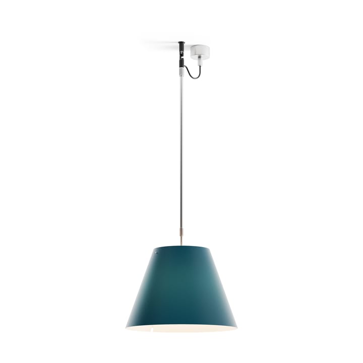 Costanza D13 s pendant lamp - Petroleum blue - Luceplan