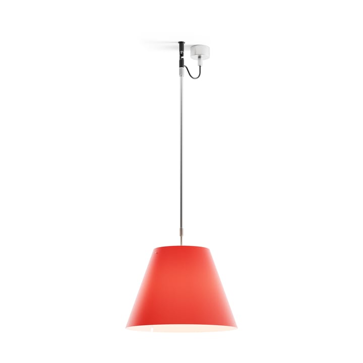 Costanza D13 s pendant lamp - Primary red - Luceplan
