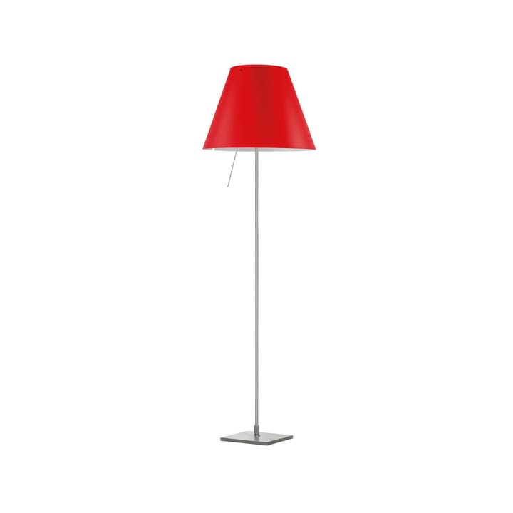 Costanza D13 t.i.f. floor lamp - Primary red - Luceplan