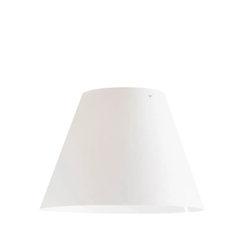 Costanza D13/1/4 lampshade, White Luceplan
