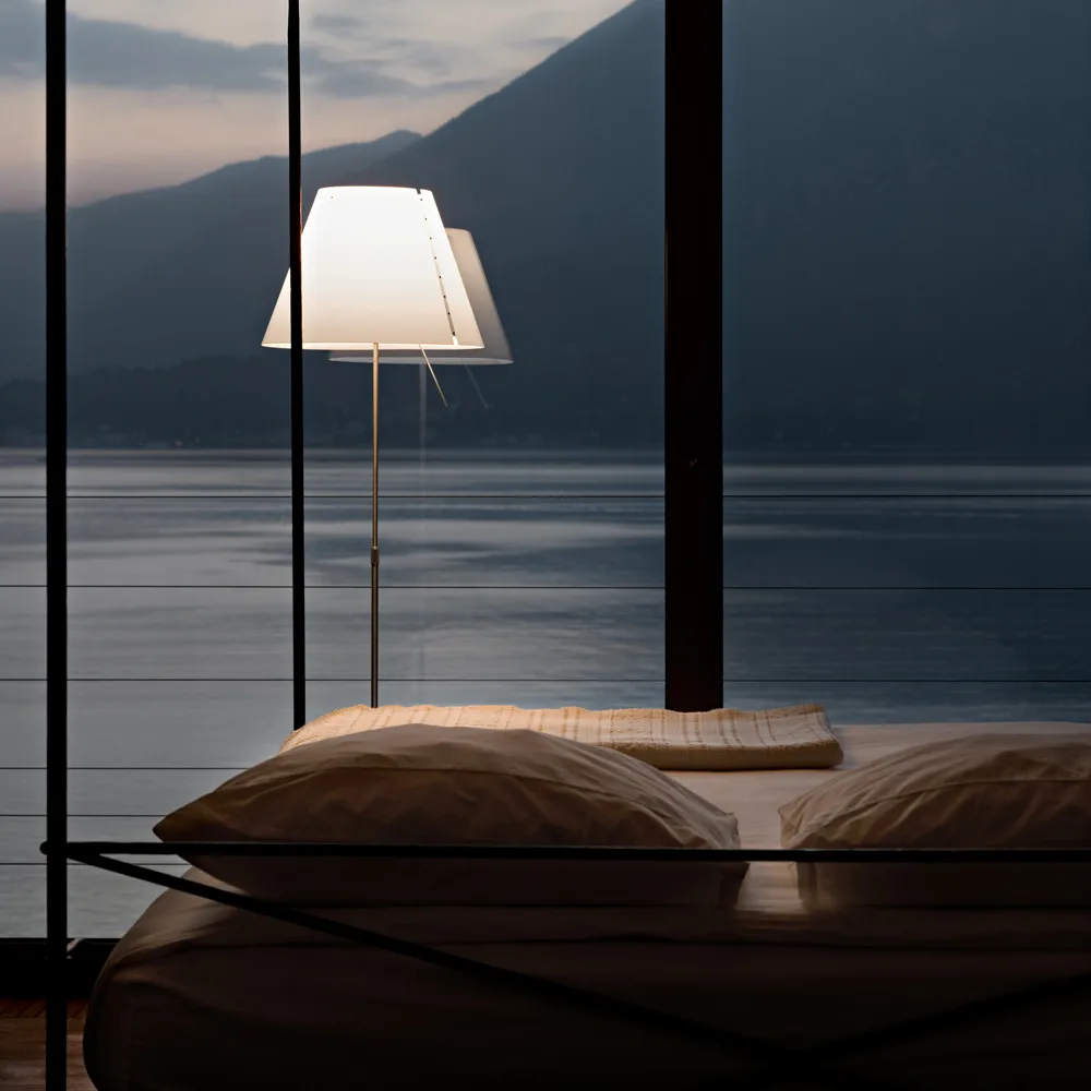 Costanza D13t.c floor lamp, White Luceplan