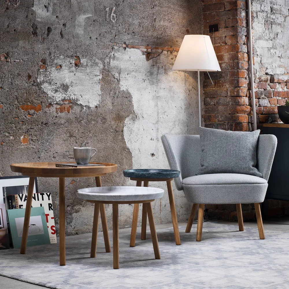 Costanza D13t.c floor lamp, White Luceplan